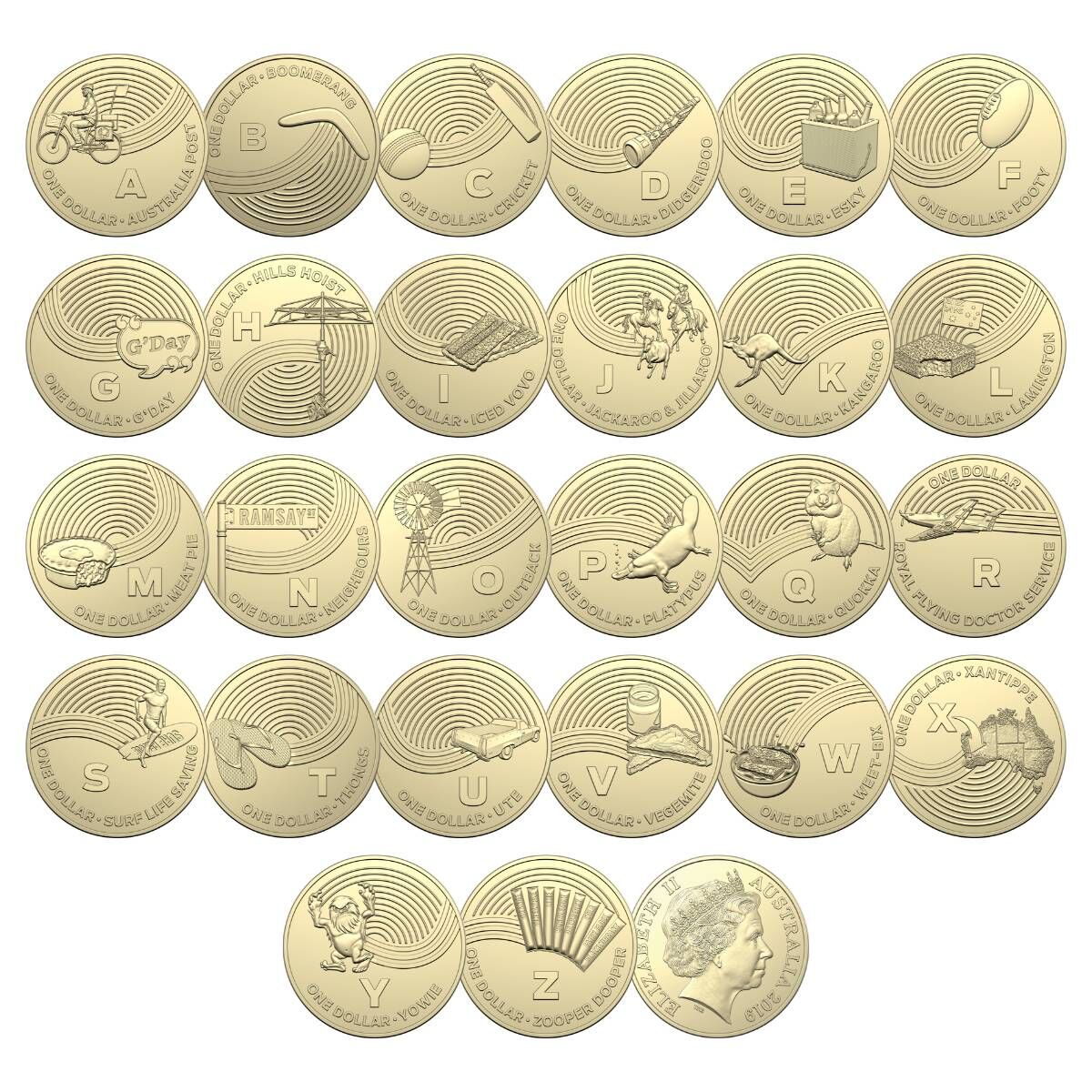 MXN Specials: 2019 Great Aussie Coin Hunt $1 Coins