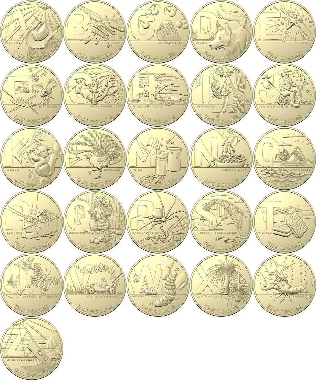 MXN Specials: 2021 Great Aussie Coin Hunt $1 Coins