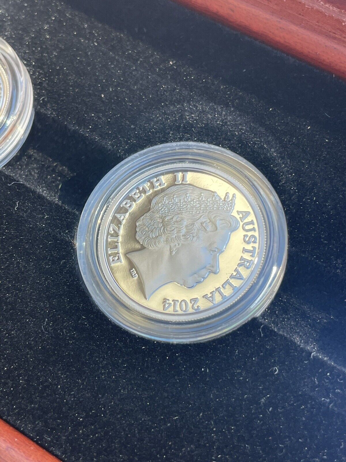 Rare Ram Australia 2014 Fine Silver Proof Set COA in Wooden Case