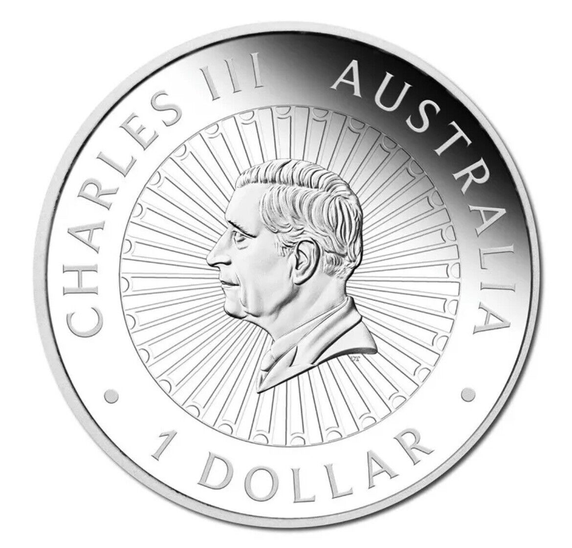 Great Southern Land 2024 1oz 999 Silver Proof Chrysoprase Coin Perth Mint