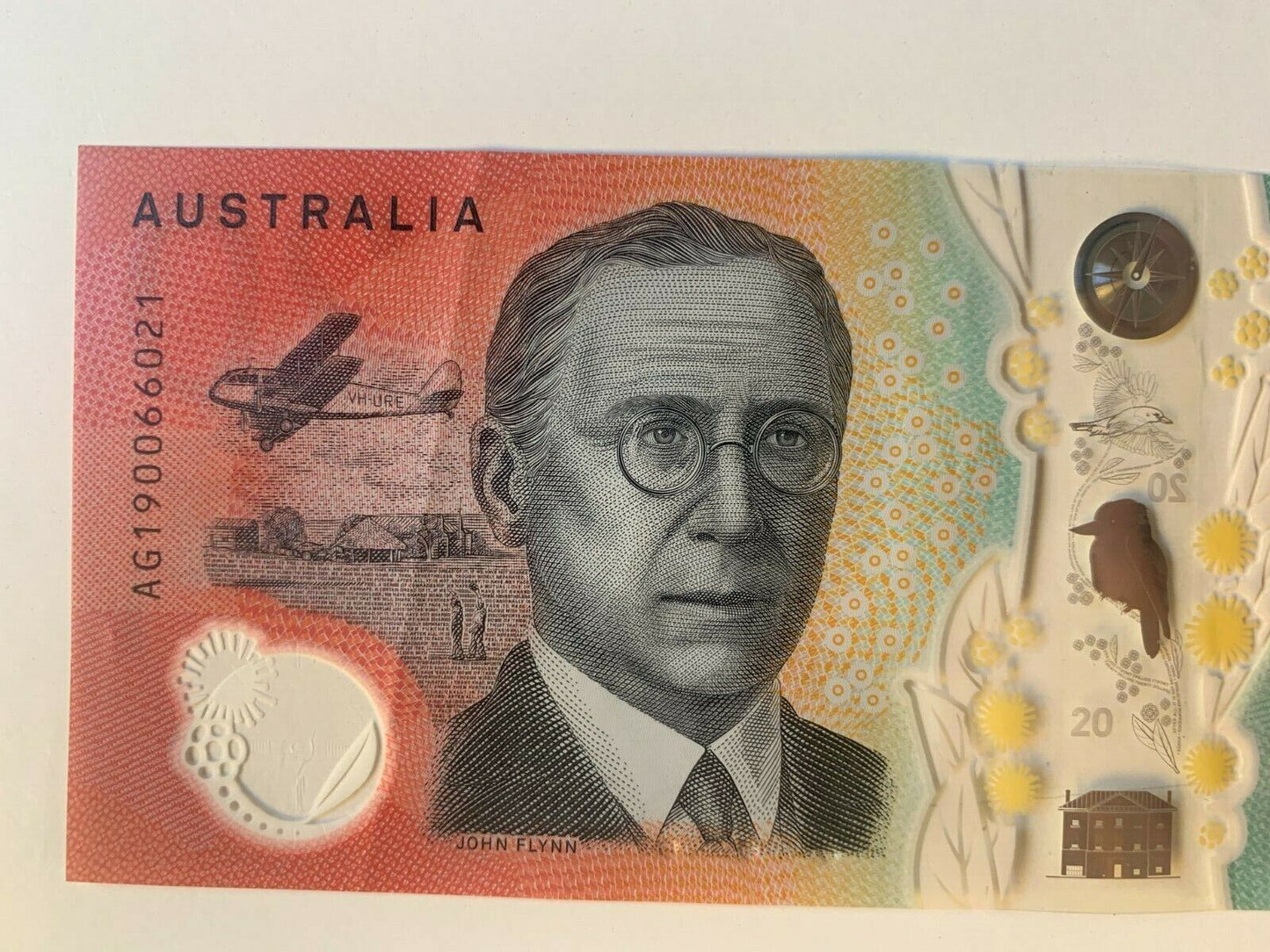 20 dollar note Australia 2019 LOWE/FRASER AG SERIAL