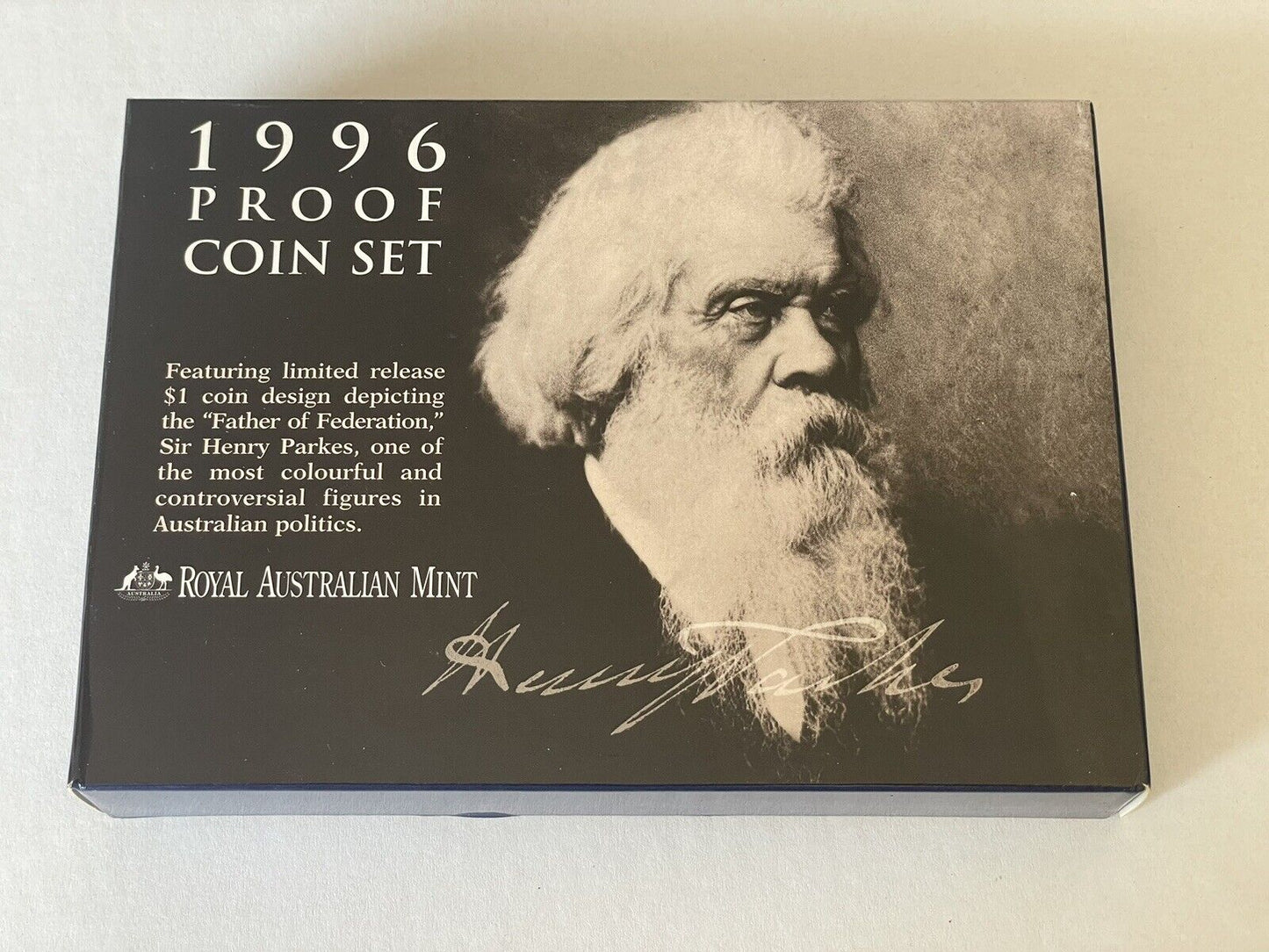 1996 Proof Coin Set Sir Henry Parkes Father of Federation Royal Australia Mint