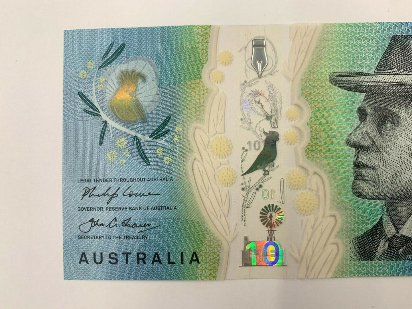 10 dollar note Australian 2017 AA First Prefix