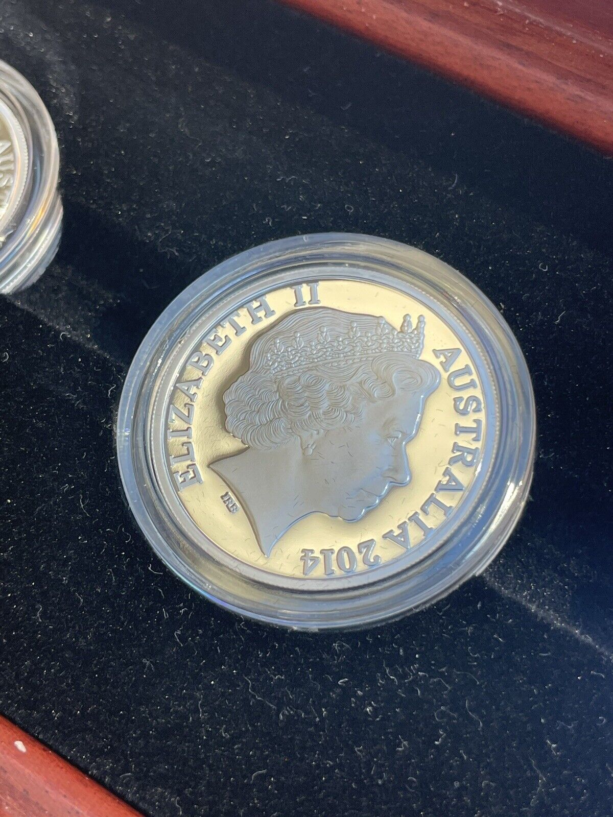 Rare Ram Australia 2014 Fine Silver Proof Set COA in Wooden Case