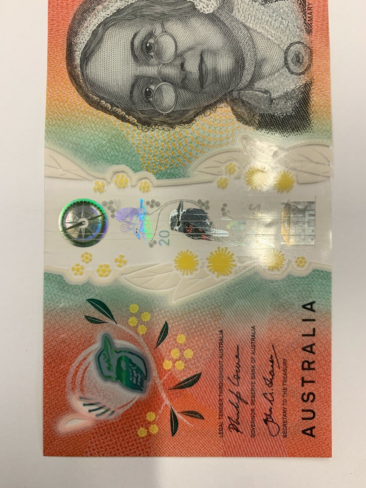 20 dollar note Australia 2019 LOWE/FRASER AH SERIAL
