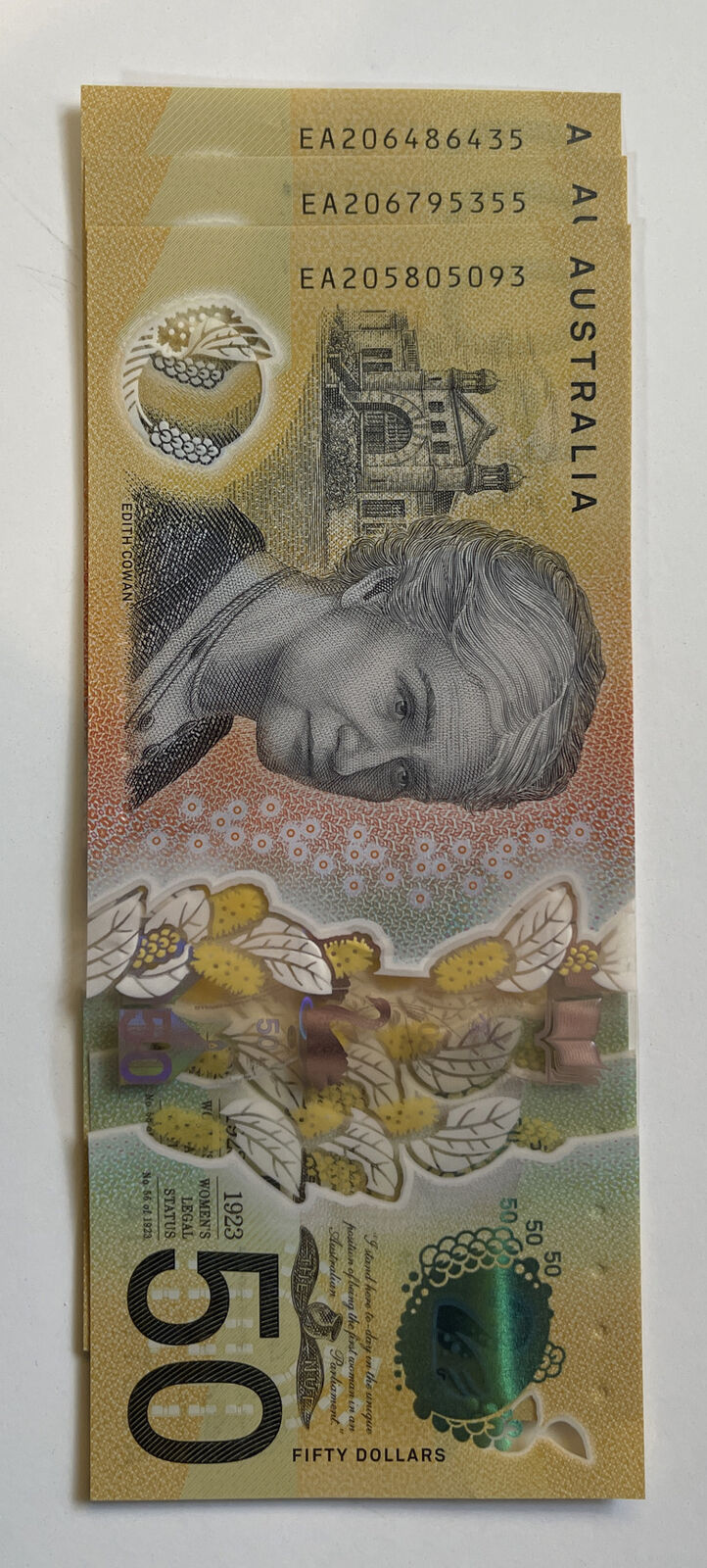 50 dollar note australia EA 2020 Lowe/Kennedy