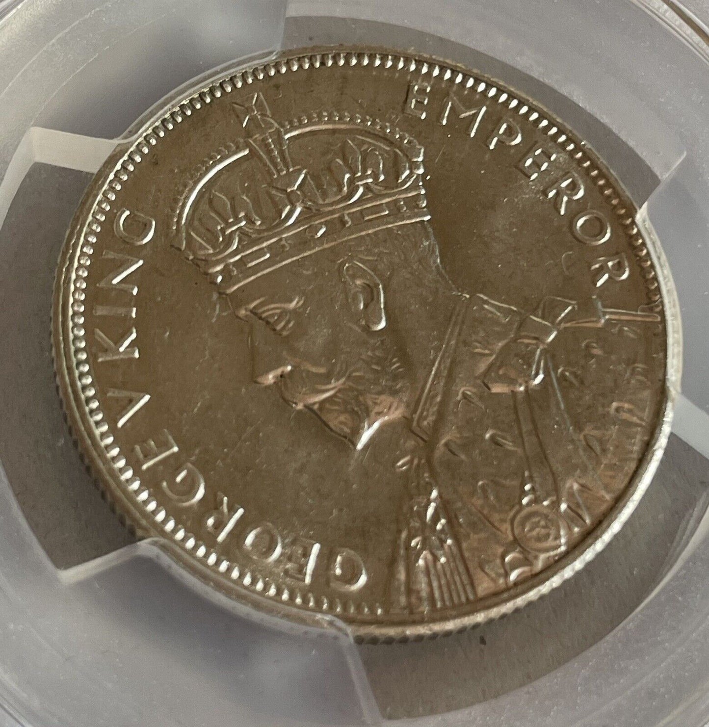Australia 1934-35 Melbourne Centennial Florin PCgS Graded MS64 2/- Silver CHU