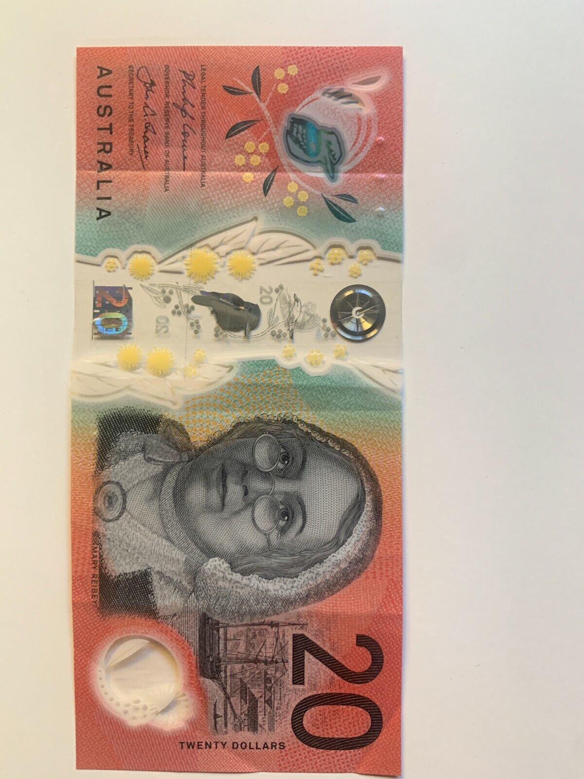 20 dollar note Australia 2019  LOWE/FRASER AG SERIAL