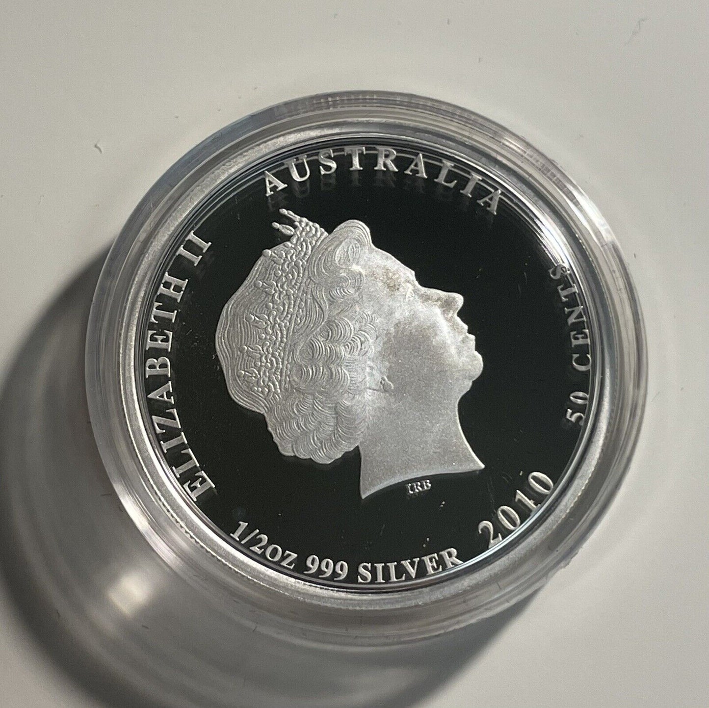 2010 Australian Sea Life THE REEF Sea Horse 1/2 oz Silver PROOF Coin