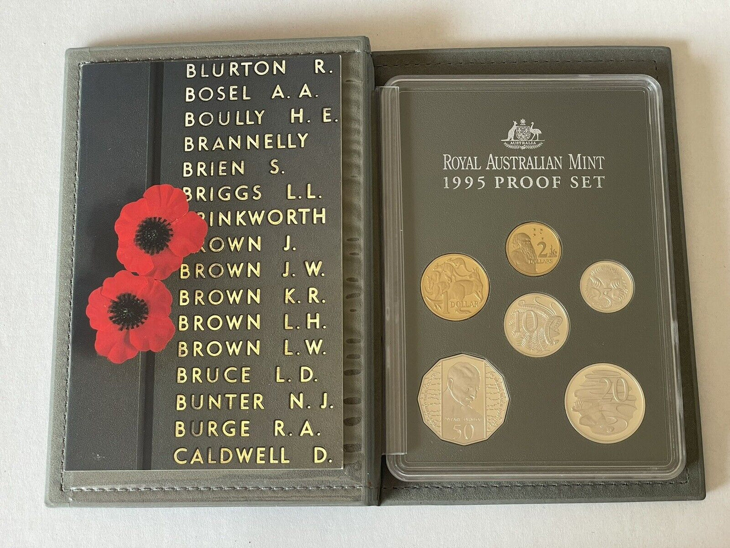 1996 Proof Coin Set Sir Henry Parkes Father of Federation Royal Australia Mint
