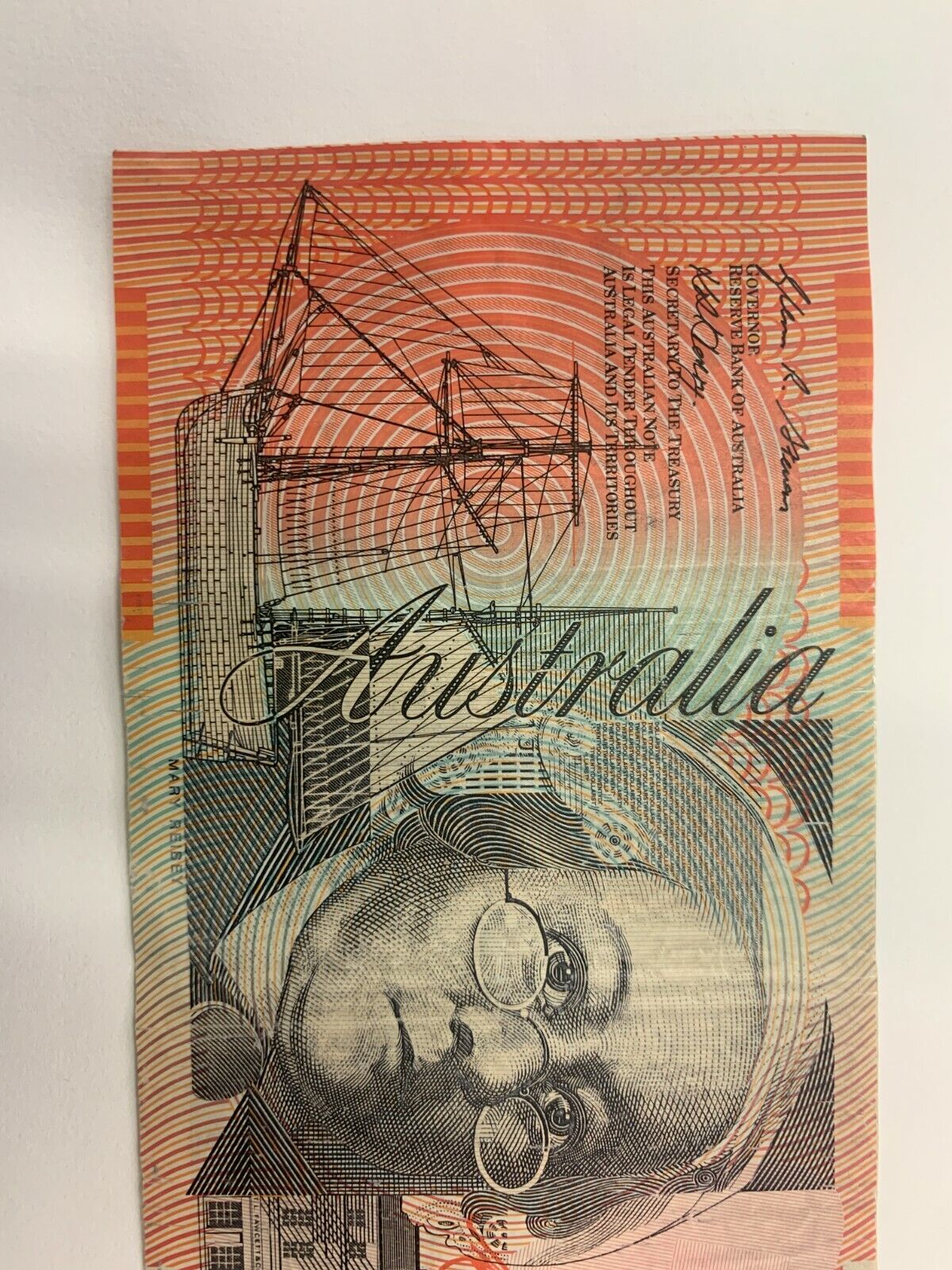 20 dollar note Australia 2010 LAST PREFIX DA