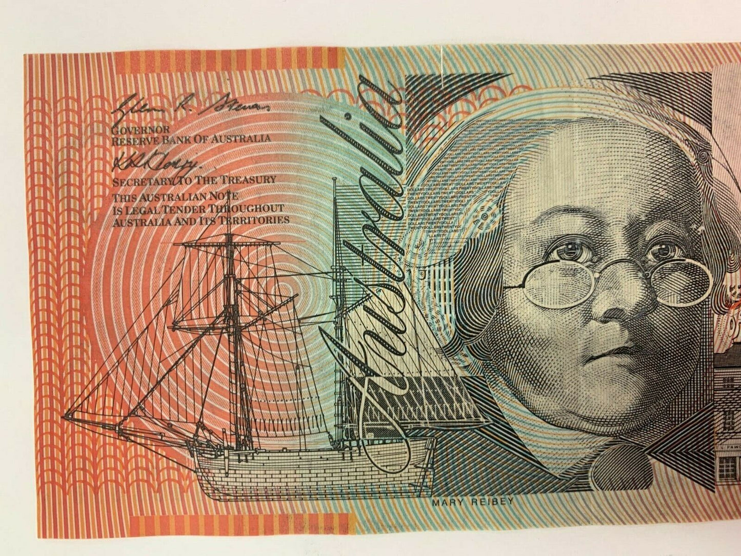 20 dollar note Australia 2008 JC RARE PREFIX