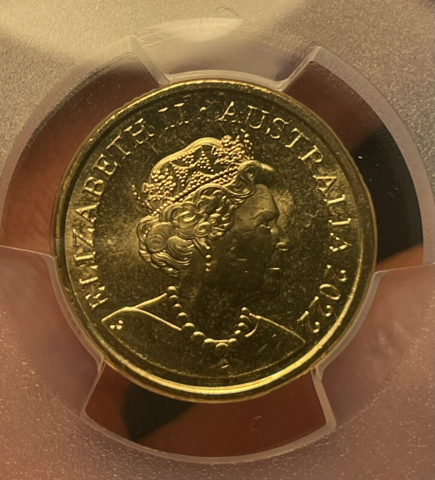 Australia 2022 Honey Bee Two Dollars $2 Coloured Coin PCGS MS67 Random Cert