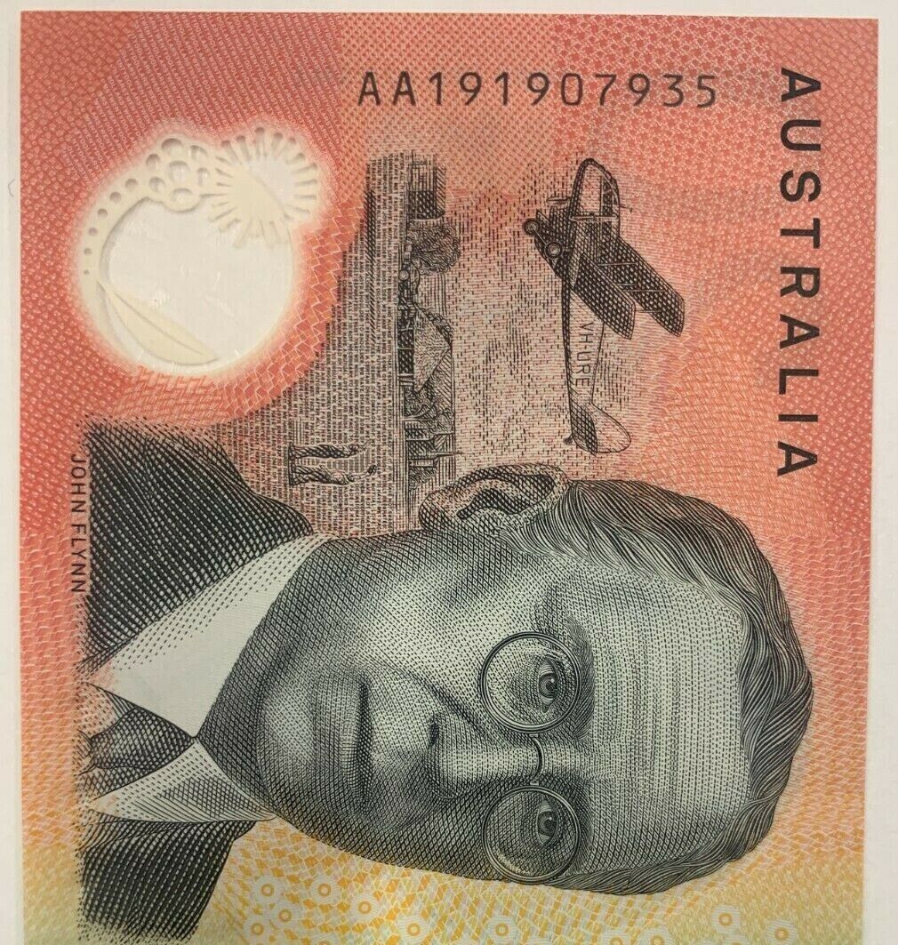 20 dollar note 2019 First Prefix AA19 Lowe/Gaetjens
