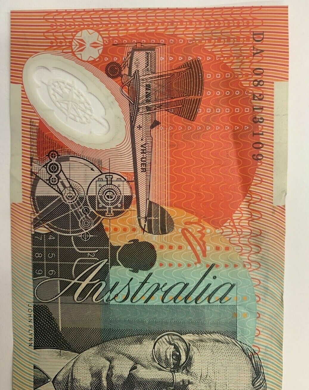 20 dollar note Australia 2008 LAST PREFIX DA