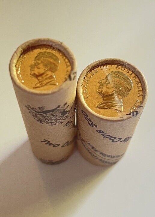 ✅IN HAND✅ 2024 $2 TWO AND ONE Dollars Charles III Non Premium HH/TT RAM Roll