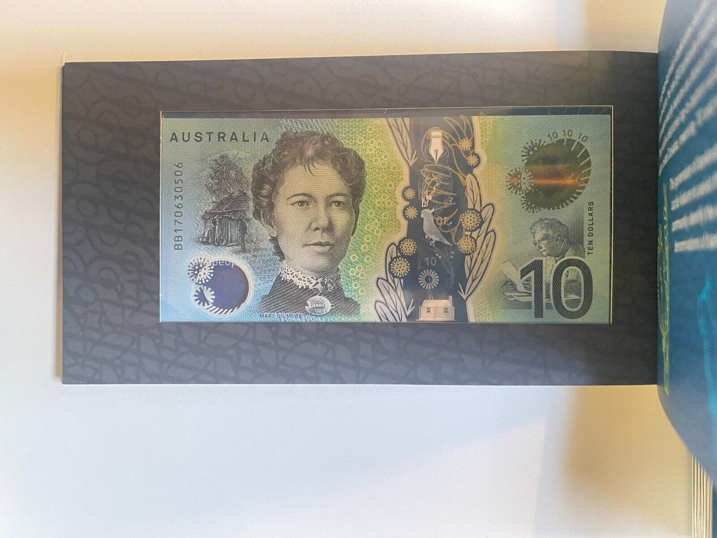 Next Generation RBA $10 Dollar UNC Polymer Bank Note + Commemorative Folder 2017