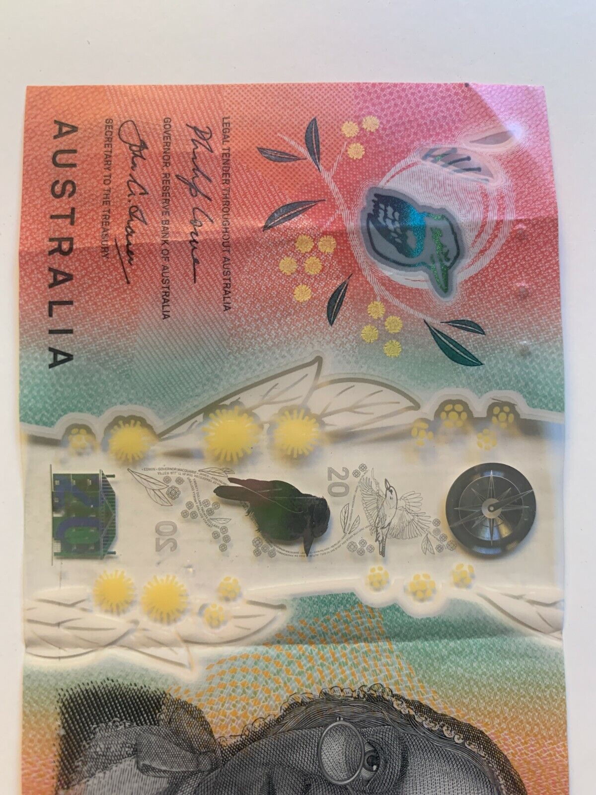 20 dollar note Australia 2019  LOWE/FRASER AH SERIAL