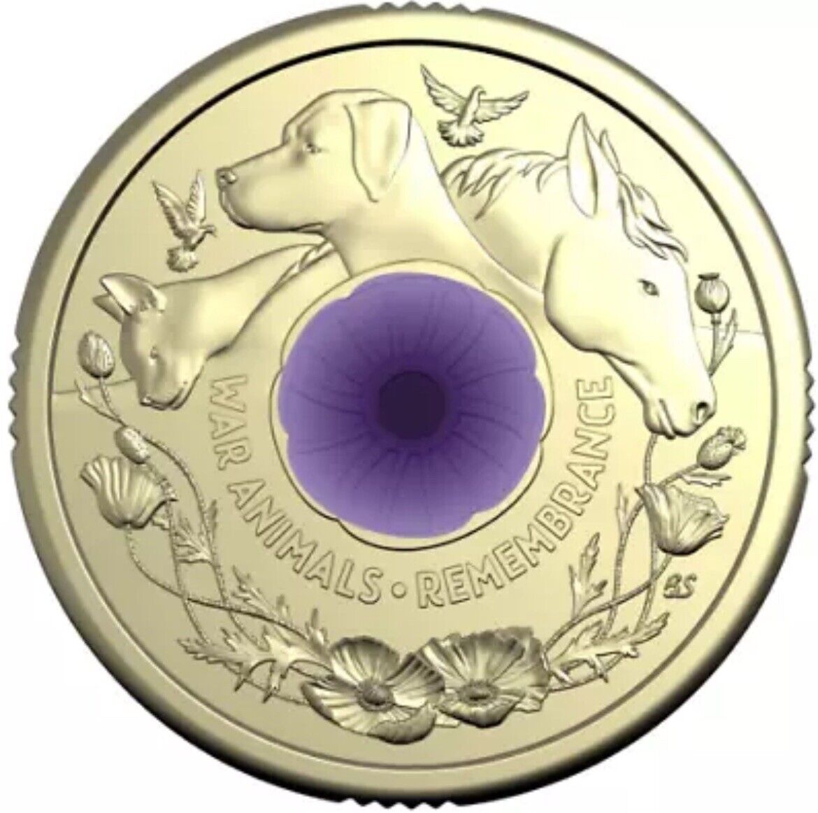 UNC $2 2024 Purple Poppy