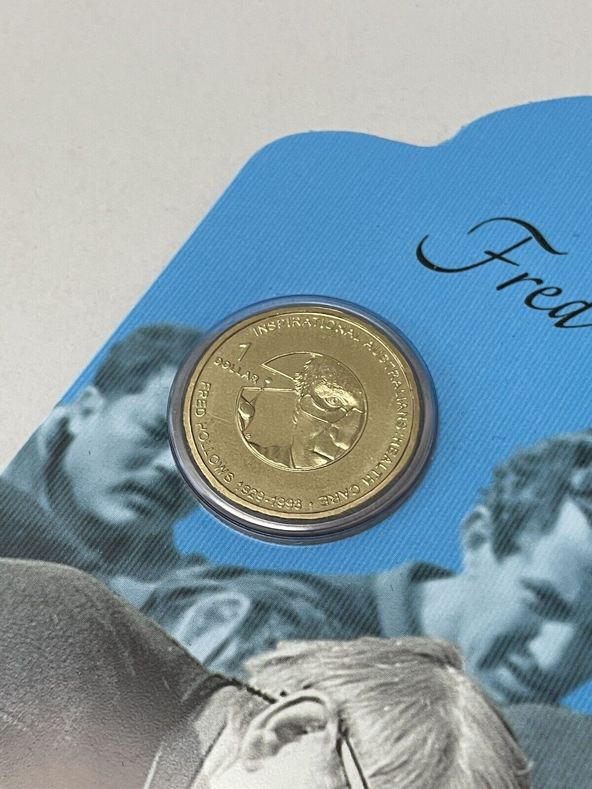 2010 Australia Inspirational Australians Fred Hollows RAM $1 Carded Coin