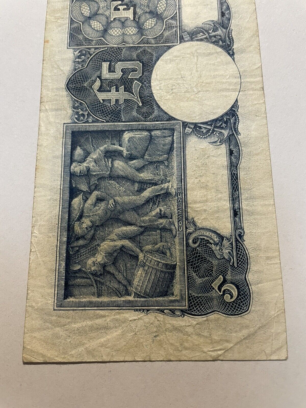 Commonwealth Of Australia 1952 Coombs/ Wilson £5 Fine pound Paper Banknote S43