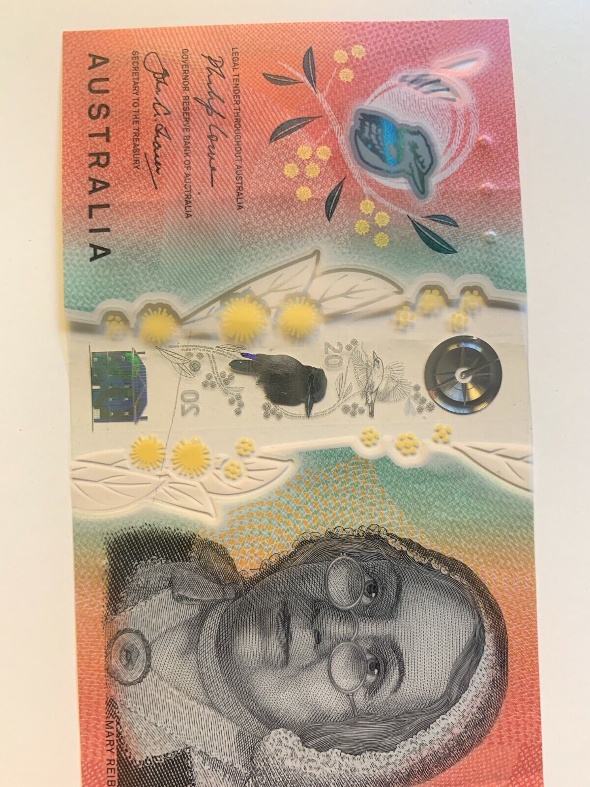 20 dollar note Australia 2019 LOWE/FRASER AG SERIAL