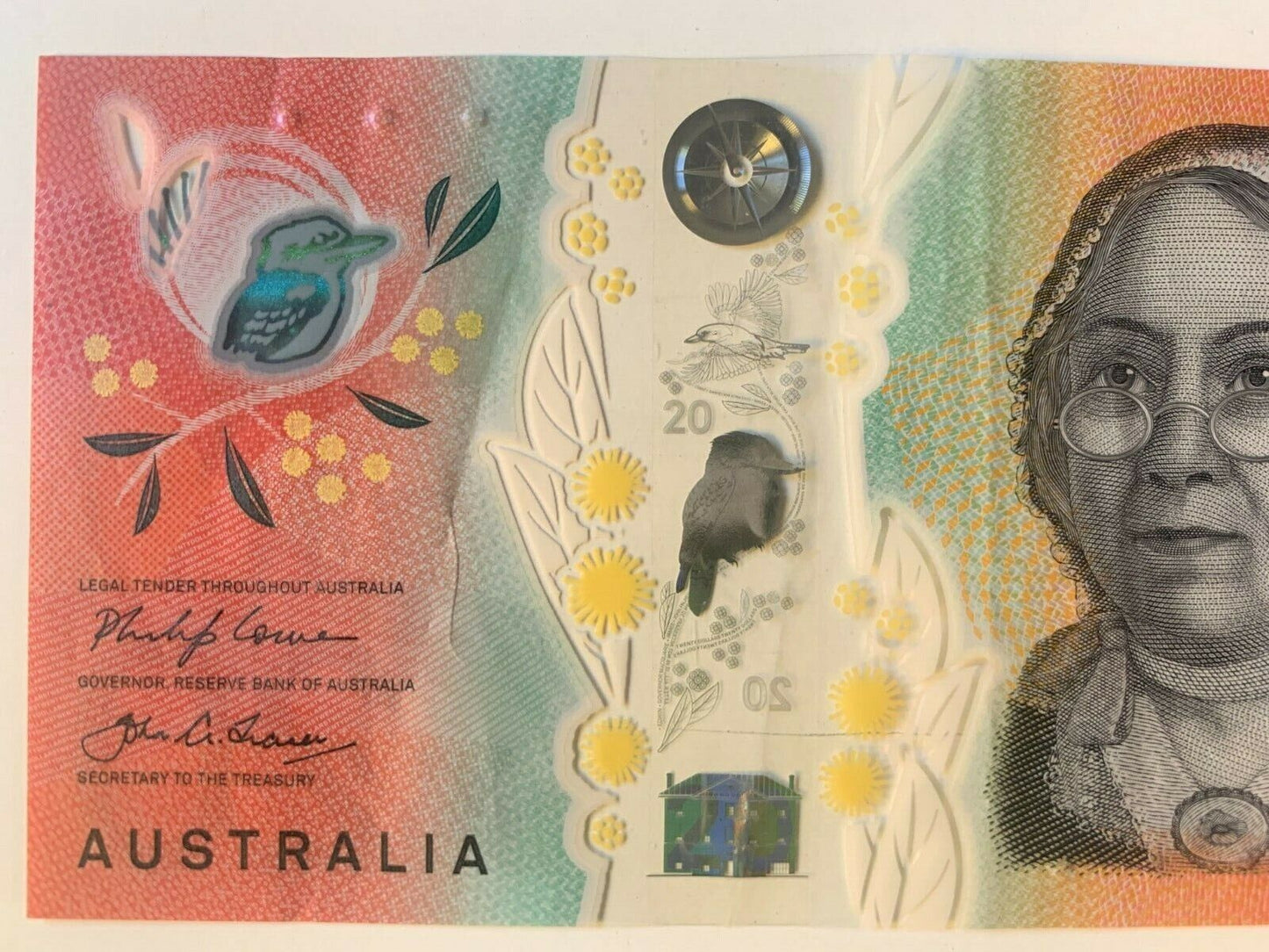 20 dollar note Australia 2019  LOWE/FRASER AG SERIAL