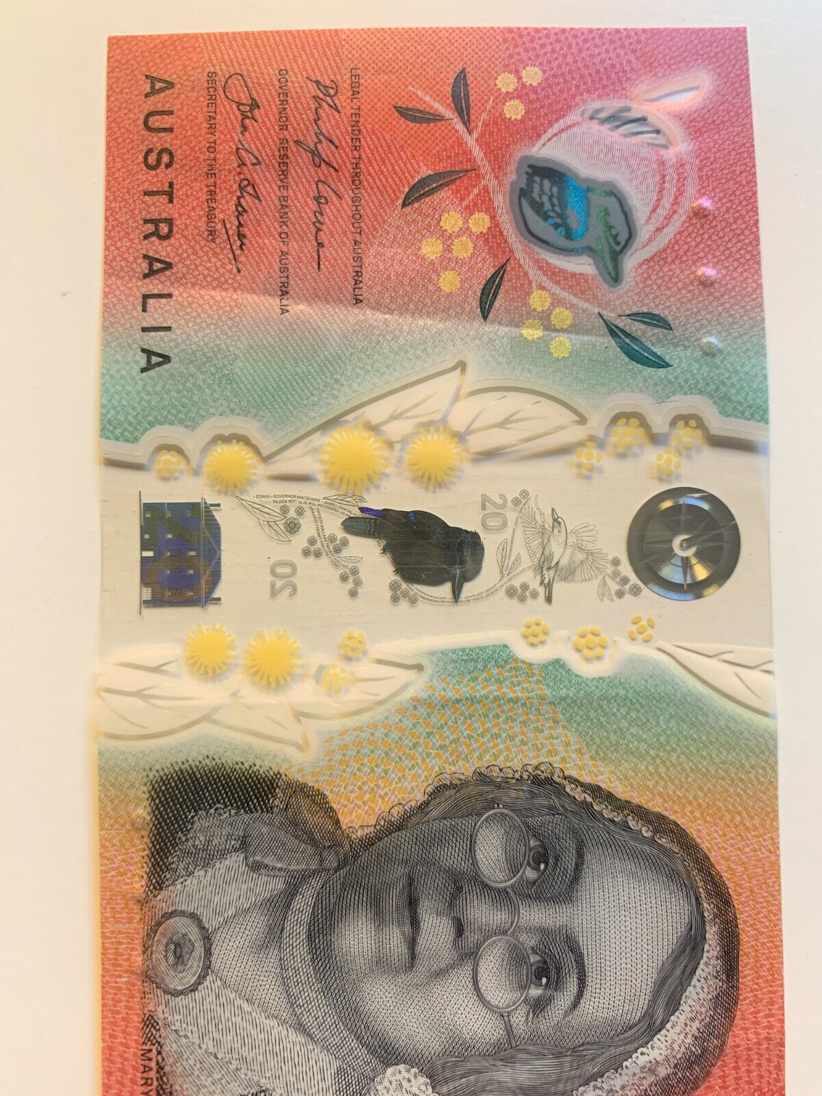 20 dollar note Australia 2019  LOWE/FRASER AK SERIAL