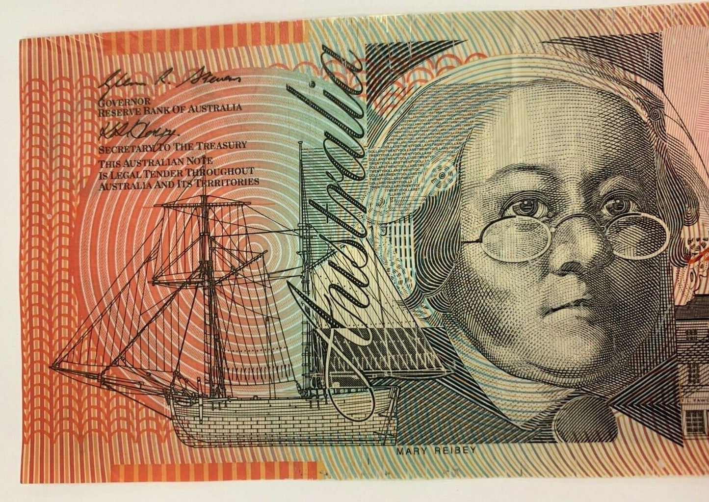 20 dollar note australia 2010 DA Serial Last Prefix