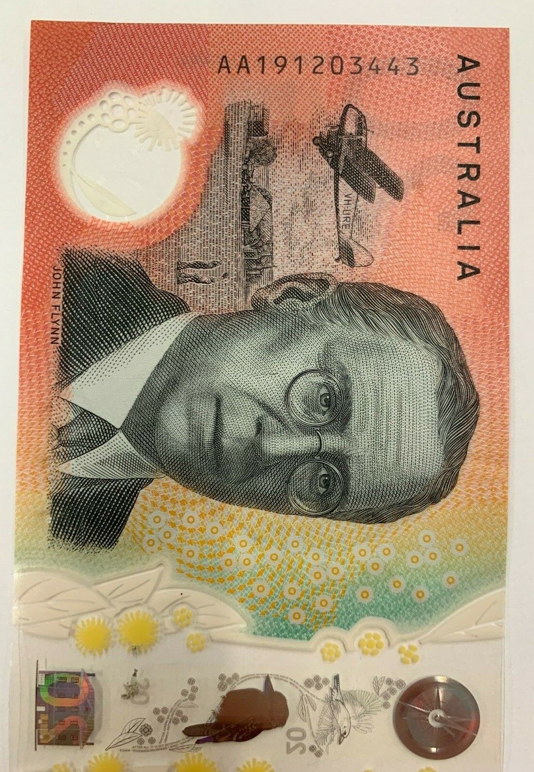 20 dollar note 2019 First Prefix AA19 Lowe/Gaetjens