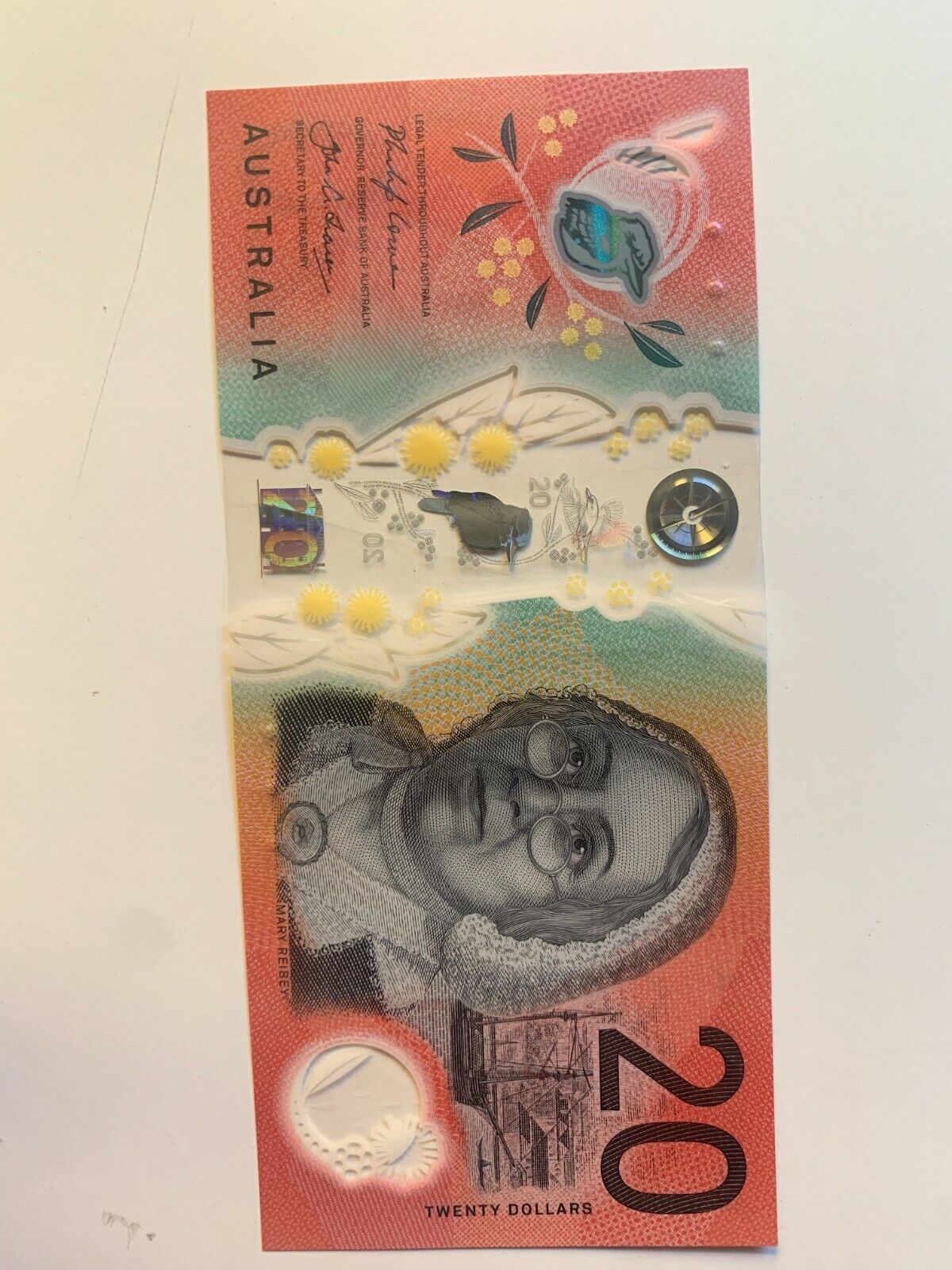 20 dollar note Australia 2019 LOWE/FRASER AC SERIAL