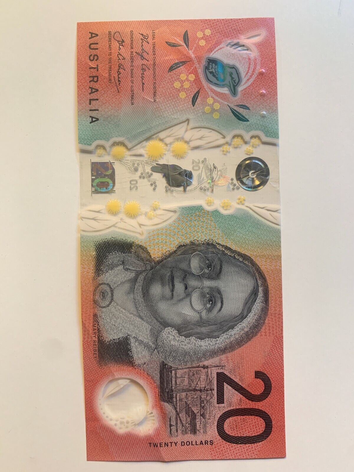 20 dollar note Australia 2019  LOWE/FRASER AF SERIAL