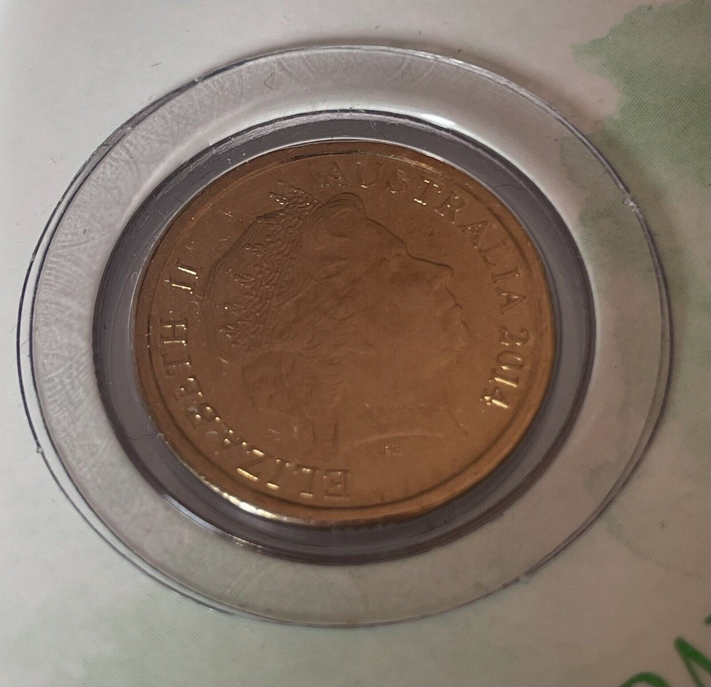 Australia 2014 Remembrance Day Dove C Mint Mark $2 Dollar Coin UNC Ram Folder