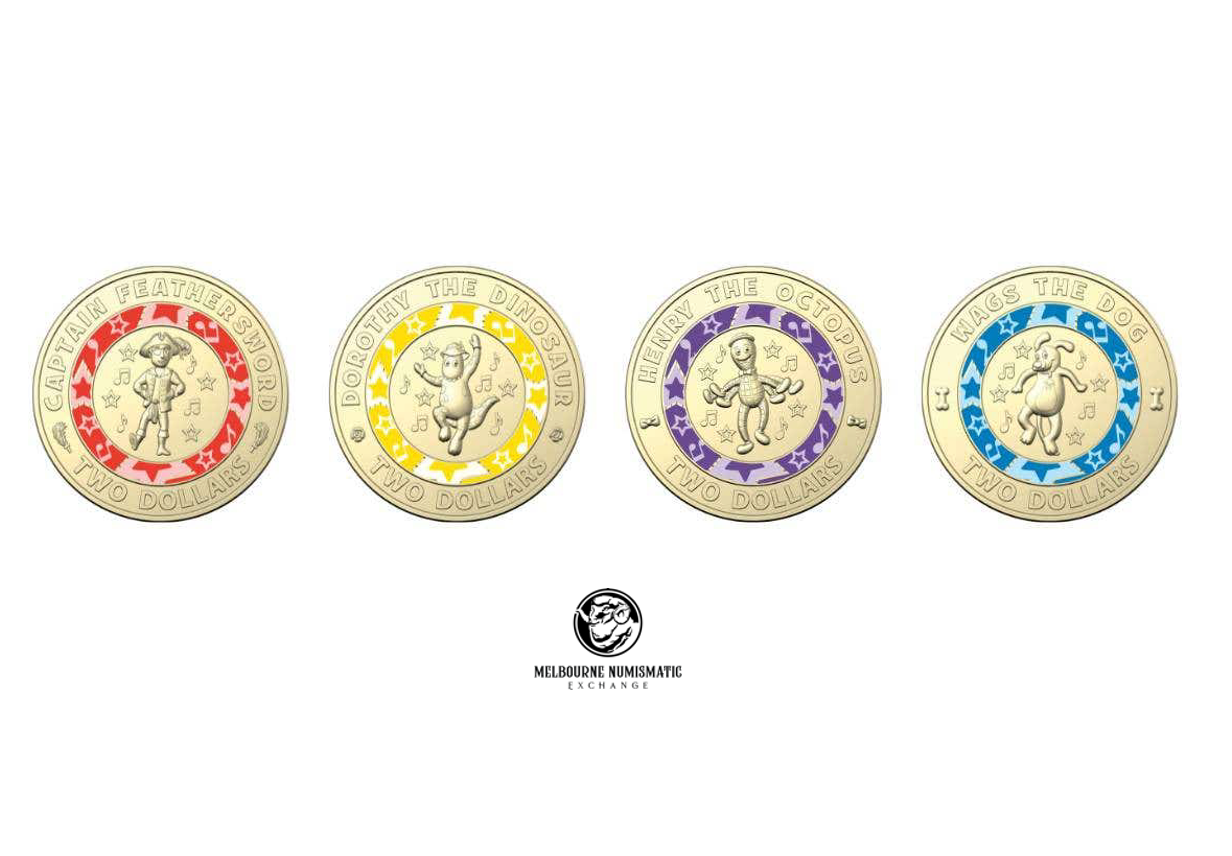 MXN Weekly Special: 2021 Wiggles 6-Coin Set β $2 & $1 Coins