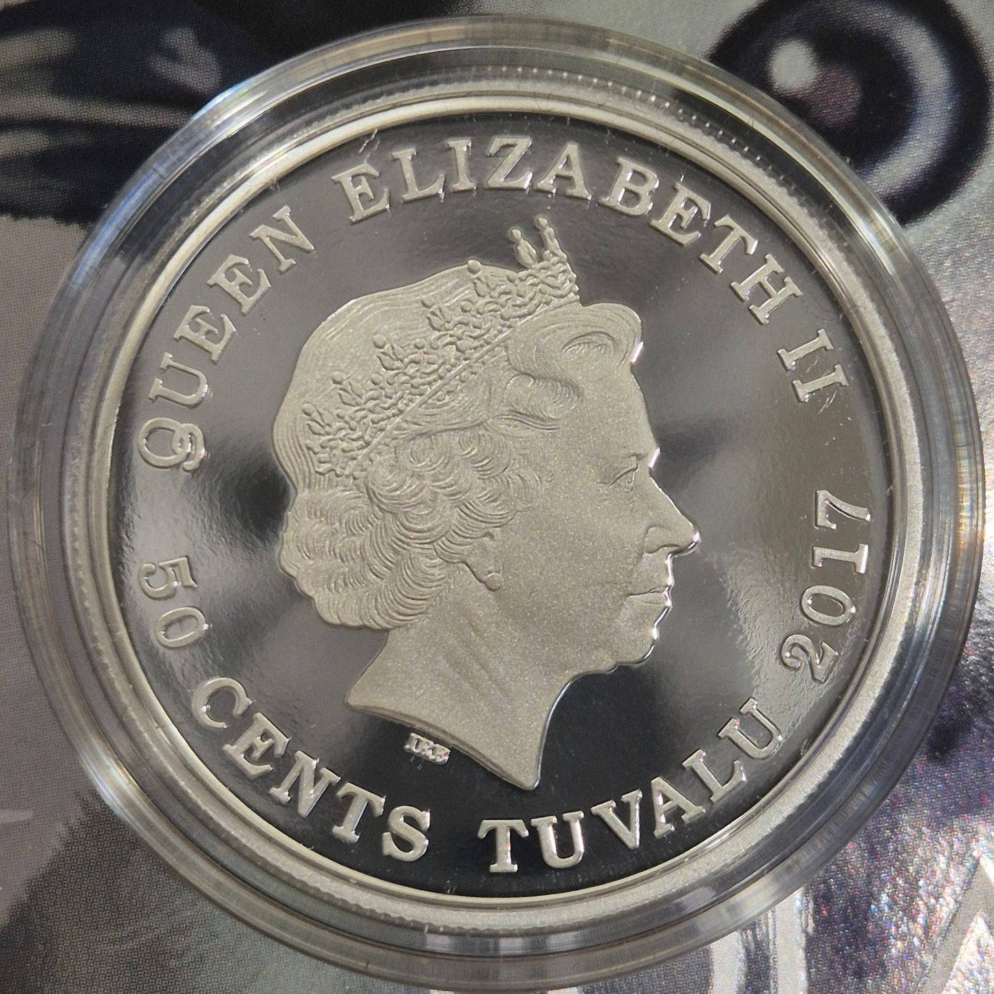 2017 Polar Babies Tuvalu Arctic Fox 1/2oz 50c Fifty Cents Proof Silver Coin plus Penguin