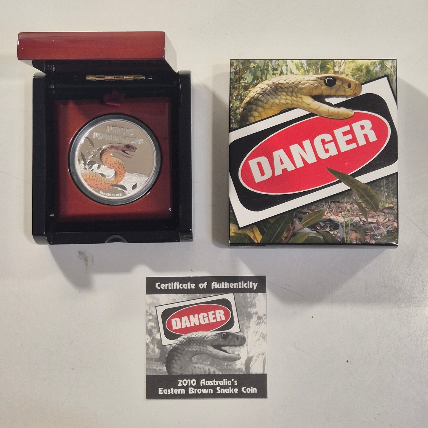 2009, 2010, 2011, 2013, 2014 Deadly Dangerous 1oz proof coin bundle