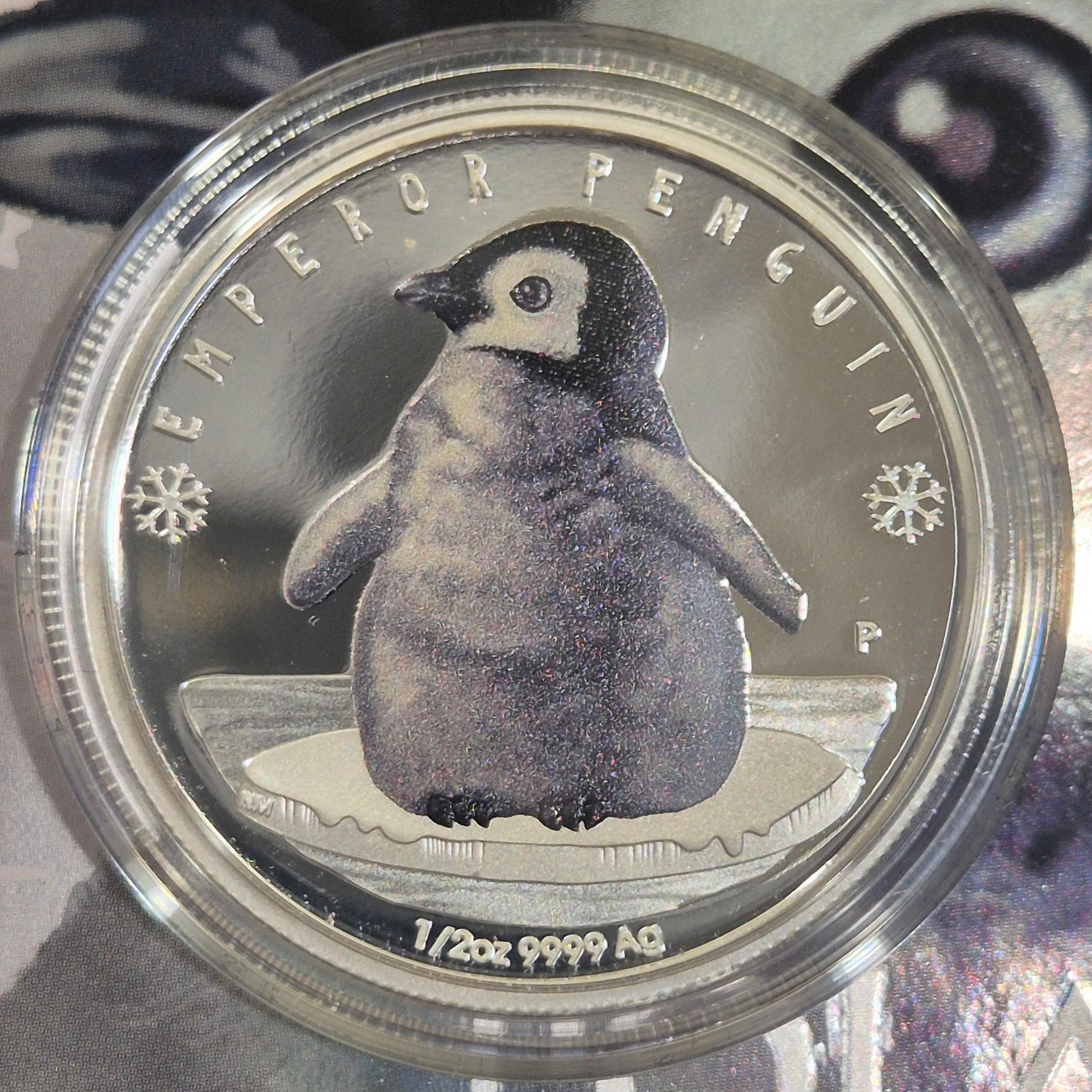 2017 Polar Babies Tuvalu Arctic Fox 1/2oz 50c Fifty Cents Proof Silver Coin plus Penguin