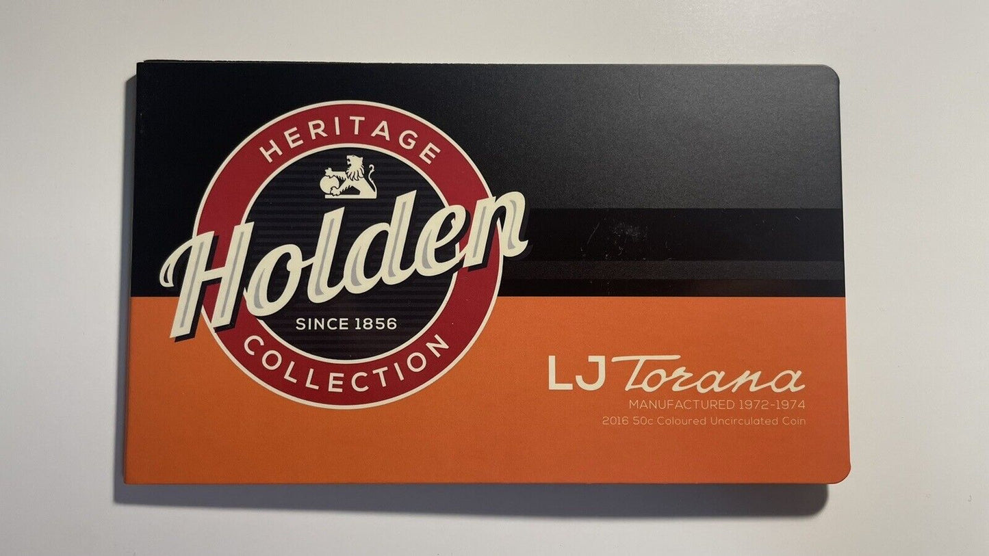 34708 2016 48-215 FX HOLDEN HERITAGE COLLECTION 1948-1953 50c COLOURED UNC COIN