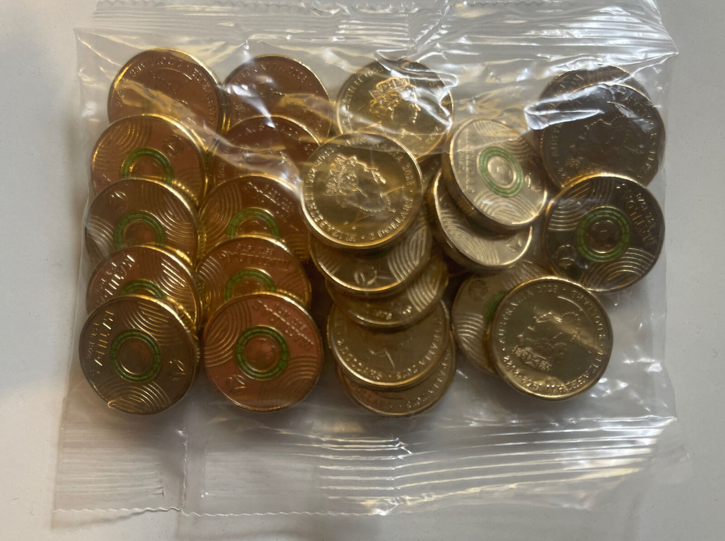 Australia 2023 $2 Coin Green Matildas Soccer UNC From Bag In Stock ONE COIN