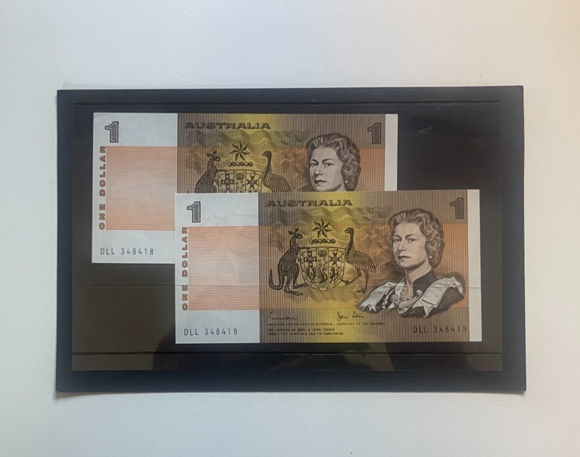 Australia banknotes $1, $2, $5, $10, $20, $50 & $100 - ONE OF EACH NOTE Circ