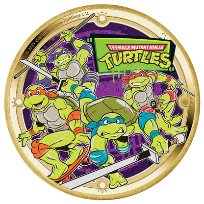 CollectFest Special Edition Teenage Mutant Ninja Turtles 2025 Collector Coin in Card SIGNED