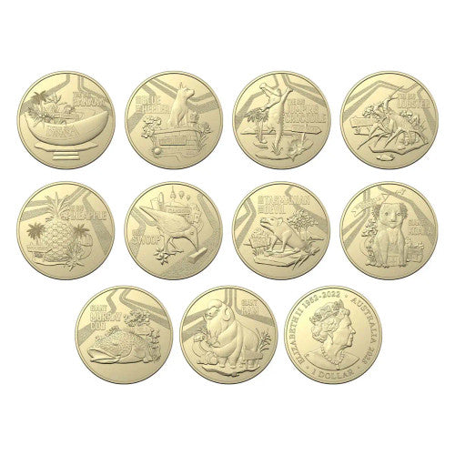 MXN Weekly Special - 2023 AUSSIE BIG THINGS New Brand 10 Collectible $1 Coin (Sealed Tube & Folder)