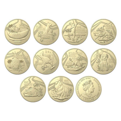 MXN Weekly Special - 2023 AUSSIE BIG THINGS New Brand 10 Collectible $1 Coin (Sealed Tube & Folder)