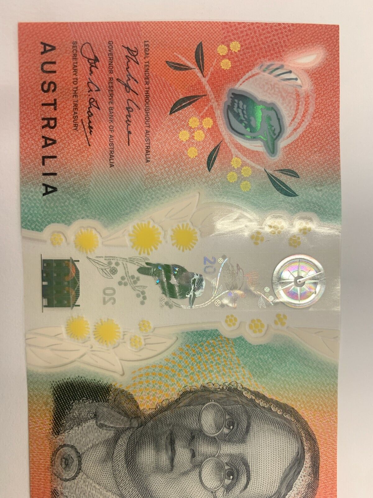 20 dollar note Australia 2019 LOWE/FRASER BK Serial