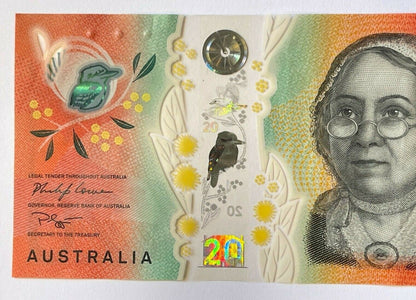 20 dollar note Australian 2019 EA "888" LAST serial