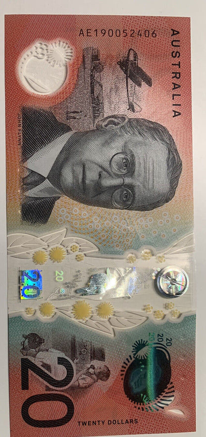 20 dollar note australia Lowe/Fraser 2019 -LOW MINTAGE-