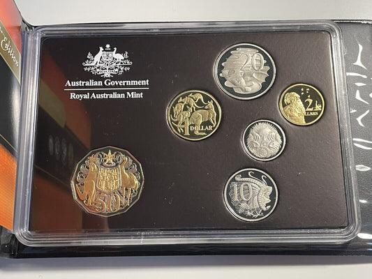 2012 Six Coin Proof Set Special Edition With Gilded 50c Fifty Cent Coin RAM UNC