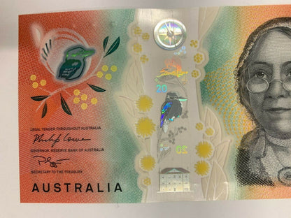 20 dollar note 2019 Australia "999" Serial Lowe/Gaetjens