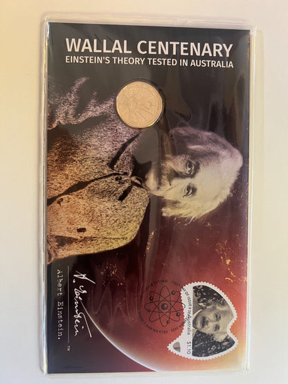 2022 $1 Envelop Privy Wallal Einstein’s Theory Tested in Australia PNC