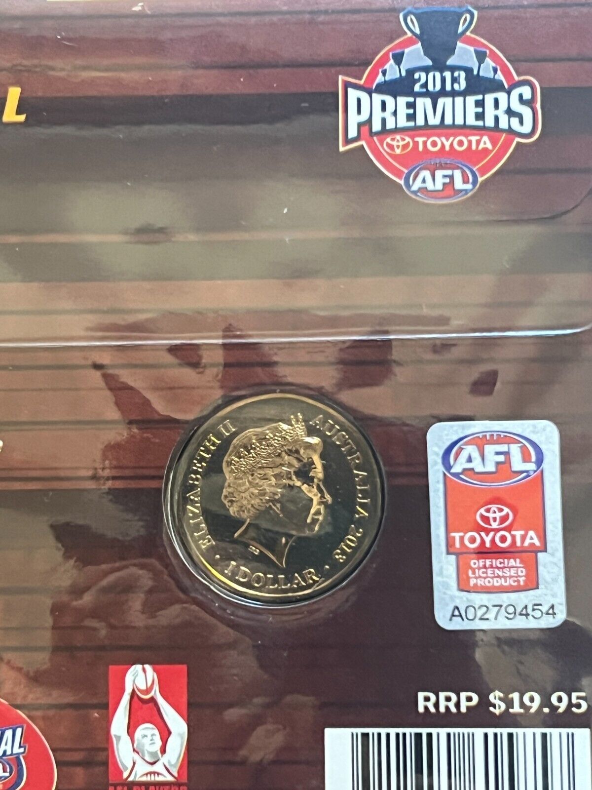 2014 Australia AFL Premiers Hawthorn Hawks RAM $1 Coin PNC